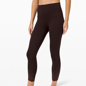 Lululemon Wunder Under Crop 23" in French Press NWT